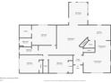 Detailed floorplan showing layout of bedrooms, bathrooms, living spaces, and sun room at 360 Hope Ct, Greenwood, IN 46142