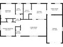 Detailed floor plan showcasing the layout of the home, including bedrooms, bathrooms, and living spaces at 2219 N Webster Ave, Indianapolis, IN 46219