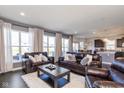 Spacious living room with modern furnishings and lots of natural light at 1370 Timber Bluff Rd, Westfield, IN 46074