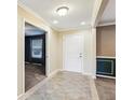 Welcoming foyer with neutral walls, a tiled floor, and access to multiple rooms at 19248 Searay Dr, Noblesville, IN 46060