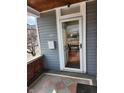 Inviting entryway with a glass door and patterned tile floor at 725 E New York E St, Indianapolis, IN 46202