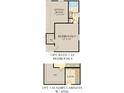 Optional bath at bedroom 4, with laundry cabinets and sink at 11641 Aubrey Ln, Fishers, IN 46040