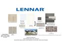 Displays the interior and exterior materials selections for a new home construction at 5163 Nettleton Way, Avon, IN 46123