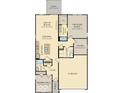 Layout showcasing a spacious open-concept design, including a study, great room and owner's suite at 624 Bridgeman Rd, Avon, IN 46123