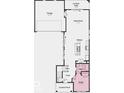 Open-concept floor plan featuring a kitchen, great room, and covered patio for seamless indoor-outdoor living at 16055 Meadow Frost Ct, Fishers, IN 46037