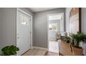 Bright entryway with stylish decor, modern flooring, and a welcoming atmosphere at 201 N 5Th St, Elwood, IN 46036