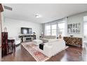 Bright and airy living room with large windows and modern furnishings at 14584 Hinton Dr, Fishers, IN 46037
