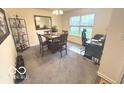 Comfortable dining area with ample natural light and room to work at 728 Jefferson Park Dr, Pittsboro, IN 46167