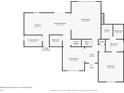 Detailed floor plan showing layout of first floor at 3996 Brockton Manor N Dr, Greenwood, IN 46143