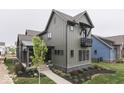 Craftsman style exterior with modern color palette and landscaping at 17346 Newton Main St, Westfield, IN 46074