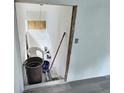 Basement area with reno underway, ready for new flooring & personalization at 4986 Adkins St, Columbus, IN 47201