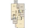Detailed floor plan showcasing the layout of the home at 19473 Boulder Brook Ln, Westfield, IN 46074