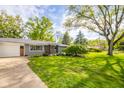 Inviting single-story home with well-maintained landscaping and a classic exterior design at 2319 E 40Th St, Anderson, IN 46013