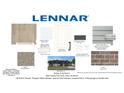 Lennar home materials selection including flooring, quartz, cabinets, siding and brick at 5062 Foxley Park Ln, Avon, IN 46123