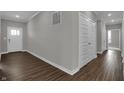 Inviting entryway featuring durable floors, fresh neutral paint, and convenient access to adjacent living spaces at 5127 Foxley Park Ln, Avon, IN 46123