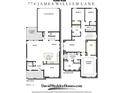 Detailed floor plan showcasing the layout of this two-story home with attached garage and outdoor patio at 774 James William Ln, Westfield, IN 46074