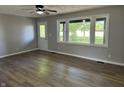 Spacious living room with new flooring, fresh paint and abundant natural light at 1725 E 100 S, Lebanon, IN 46052