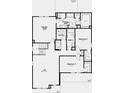 Second floor floor plan with primary suite, laundry, and two additional bedrooms at 379 N Post Oak Dr, Mooresville, IN 46158