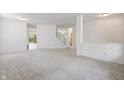 Spacious unfinished basement area, providing ample potential for customization at 16001 Concert Way, Noblesville, IN 46060