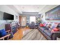 Inviting living room features a fireplace, plush seating, and lots of natural light at 188 Bay Ridge Dr, Pendleton, IN 46064