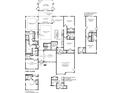 Detailed floor plan showing the layout of a home with multiple bedrooms and living areas at 963 Apryl Dr, Greenwood, IN 46143