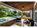 Relaxing front porch offers an amazing view and comfortable seating area at 1426 N Euclid Ave, Indianapolis, IN 46201
