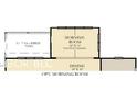 Floor plan featuring a morning room with vaulted ceilings and a dining area at 1239 Thornwood Dr, Greenwood, IN 46143
