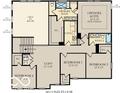 Second floor floorplan including owner's suite, loft, bedrooms, and bathrooms at 4400 Persian St, Greenwood, IN 46143