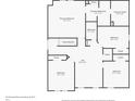 A floor plan showing the layout of the second floor, including the bedrooms, bathrooms, and loft at 714 Thornburg Pkwy, Brownsburg, IN 46112