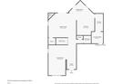 A floor plan showing the layout of the first floor, including the Gathering room, kitchen, and living room at 714 Thornburg Pkwy, Brownsburg, IN 46112
