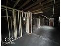 An interior view of a room with exposed framework for renovation at 226 Miley Ave, Indianapolis, IN 46222