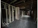 An interior view of a living room showing construction framework at 226 Miley Ave, Indianapolis, IN 46222