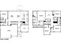 Floor plan view of this house, highlighting the layout of rooms on the first and second floors at 5533 Tart Blvd, Indianapolis, IN 46239