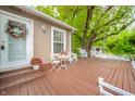 Charming porch with outdoor furniture and swing creating a peaceful, inviting space at 6762 S State Road 67, Pendleton, IN 46064