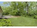 Spacious back yard featuring a patio and lawn at 5988 White Birch Dr, Fishers, IN 46038