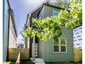 View of a two-story home showing the entry and under construction exterior at 39 N Walcott St, Indianapolis, IN 46201