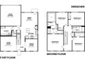 Spacious home featuring an open floor plan with a large living area and modern kitchen at 6192 Cascades Dr, Whitestown, IN 46075