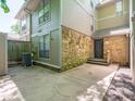 Private backyard area showing the back of the home and a fenced in yard at 4268 Foxglove Trce, Indianapolis, IN 46237