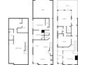 Detailed floorplan showcasing the layout of the home's multiple bedrooms, bathrooms, and living spaces at 654 N Senate Ave, Indianapolis, IN 46202