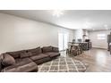 Bright living space with access to outdoor patio and an open floor plan at 1342 N Oakland Ave, Indianapolis, IN 46201
