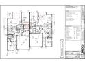 Detailed floor plan illustrating the layout of the first floor, including bedrooms, bathrooms, and kitchen at 3866 Holly Brook Dr, Westfield, IN 46062
