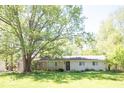Inviting single-story home with a mature shade tree and well-maintained lawn, perfect for outdoor enjoyment at 4023 Cedar Hills South Dr, Greenwood, IN 46143