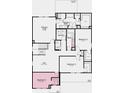 Second floor layout showing the primary suite, bath, laundry and additional bedrooms at 1088 Bevy Blvd, Danville, IN 46122