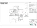 Detailed first-floor mechanical plan exhibiting the layout of the kitchen, Gathering room, and home office at 6450 Stone Side Dr, Plainfield, IN 46168