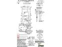 Detailed lot plan displays property lines, building setbacks, easements, and dimensions for construction and planning at 469 Hidden Hills Way, Pittsboro, IN 46167