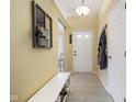 The entryway is bright and airy with plenty of space for storage and organization at 7319 Jackie Ct, Indianapolis, IN 46221