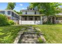 Charming two-story home with a welcoming front porch and well-maintained lawn at 3134 N College Ave, Indianapolis, IN 46205