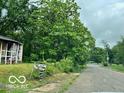 Street view of distressed home with Tucker Realtor sign in overgrown front yard at 1516 W 20Th W St, Anderson, IN 46016