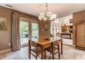 Eat-in dining room area with access to backyard at 5326 White Marsh Ln, Indianapolis, IN 46226