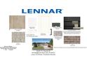 Selection of home finishes including flooring, quartz countertops, cabinets, and brick exterior at 647 Bridgeman Rd, Avon, IN 46123